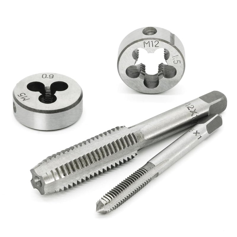 Axelord 40PCS Tap and Die Set, Metric Screw Threads M3, M4, M5, M6, M7, M8, M10, M12, Both Coarse and Fine Types | Essential Threading Tool Kit with Complete Handles, Accessories and Case - Image 2